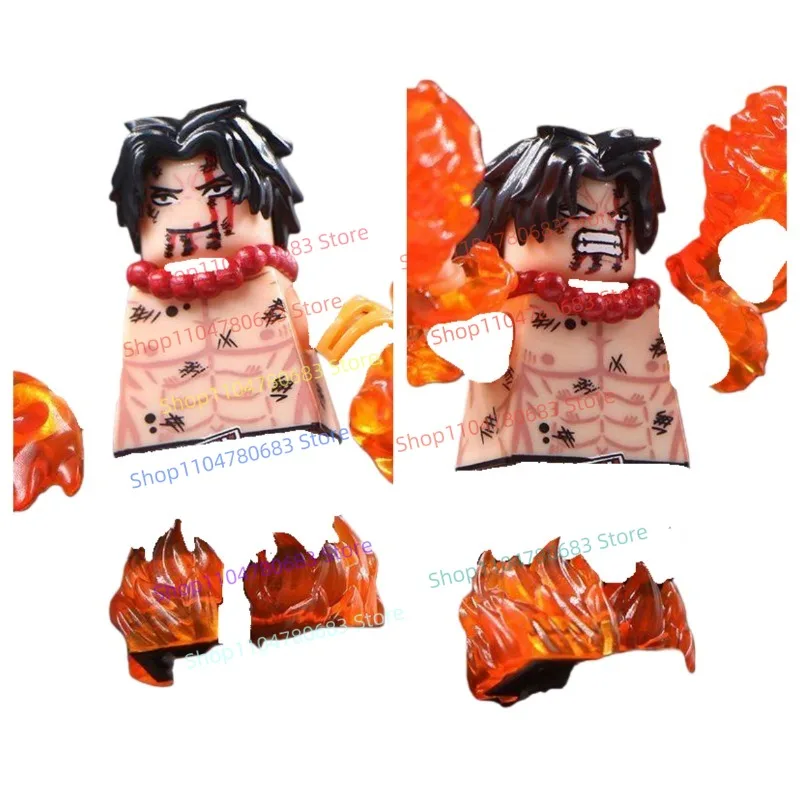 

MOC Building Blocks New Ghost Fantasy Fist Flame Toys Assembled and Spliced Collectible Ornaments Holiday Gifts