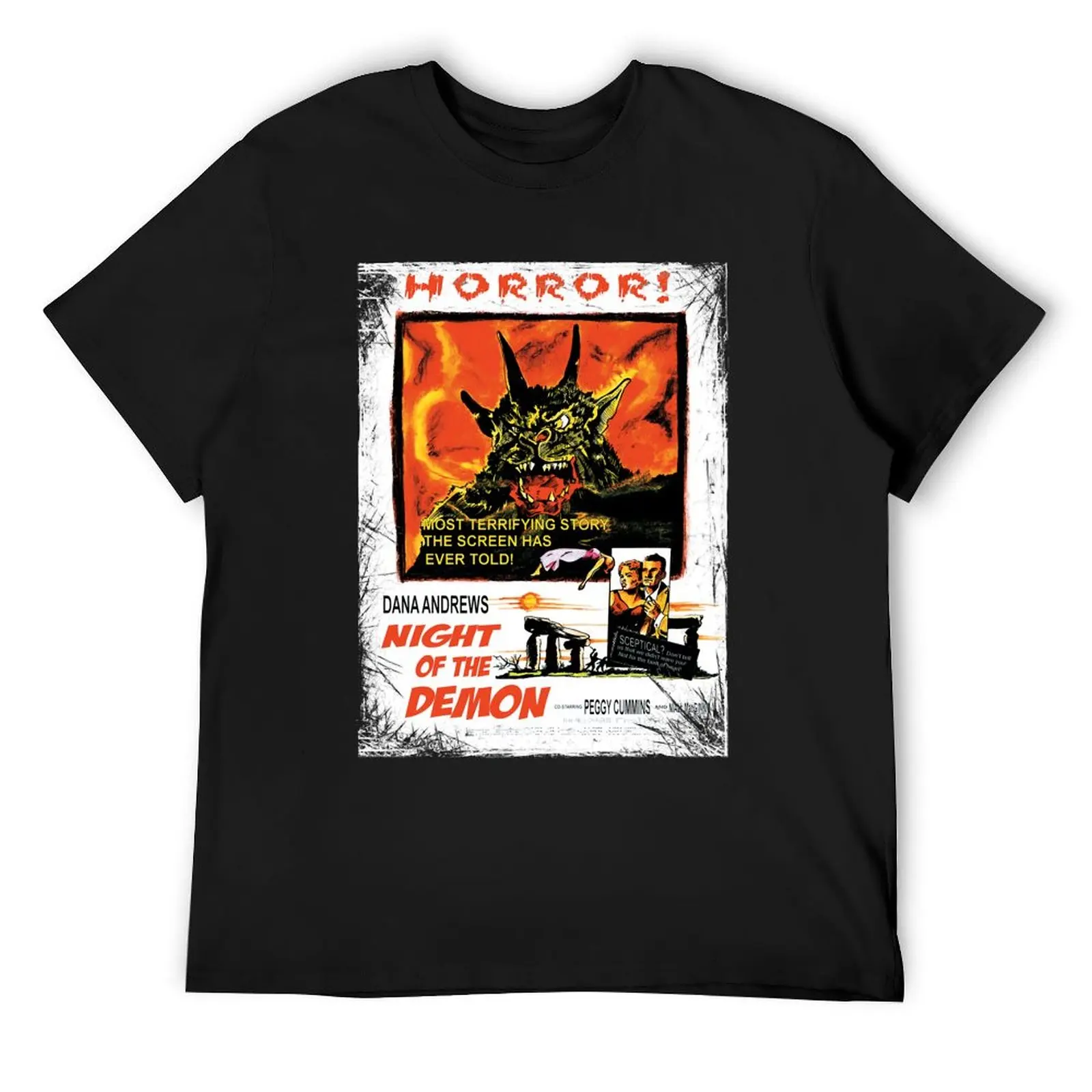 

Special Present Night Of The Demon Gift Movie Fans T-Shirt summer 2025 Men's clothing