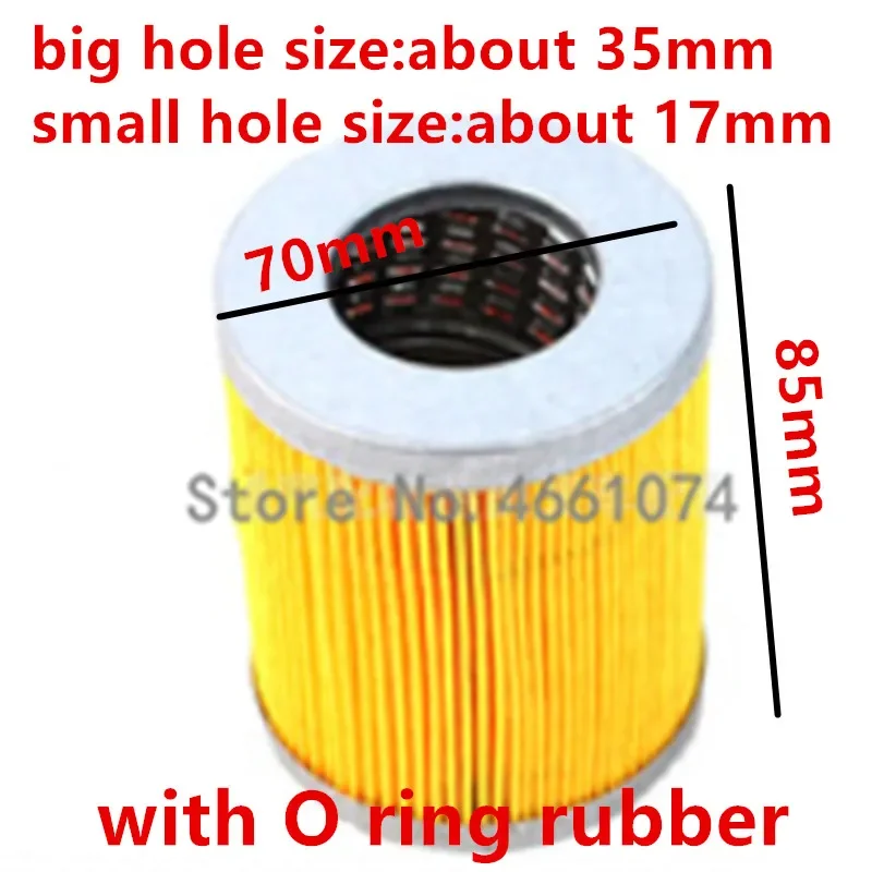 the fuel filter element C0708 CX0708, the big hole+small hole / big hole+big hole, for forklift Shenniu 254 tractor engine parts