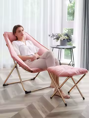 Living Room Folding Deck Chair Seats Nordic Great Sofas Balcony Leisure Lounge Chairs Bedroom furniture Single Sofa Sun Lounger