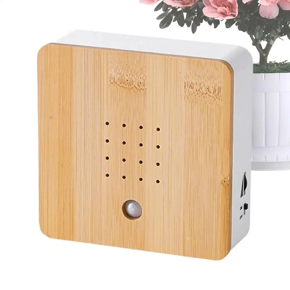 2025 Portable Chirping Sound Box Mini Simulation Singing Bird Box Clear Automatic Motion Sensor Living Room