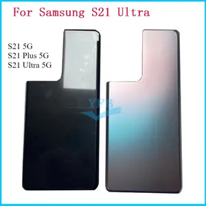 Bilashmart Back Battery Glass Cover Rear Panel Door Housing Case Samsung S21 Plus G996 S21 Ultra G998 5G S21 G991 S21+ 5G