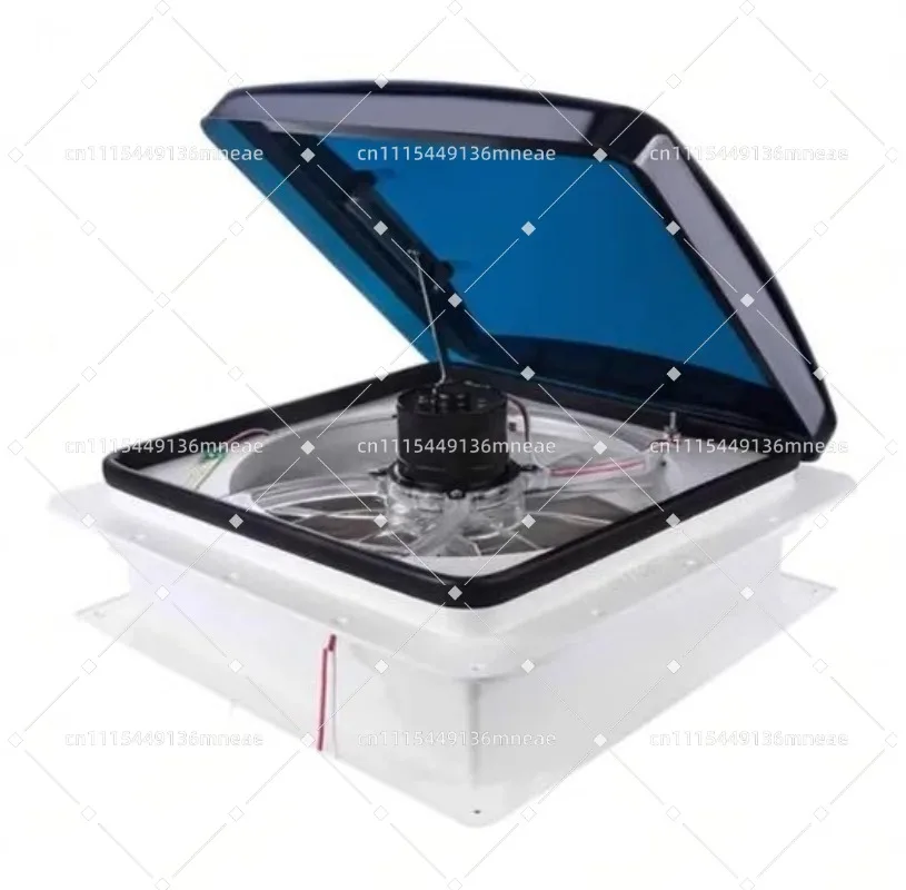 RV Bathroom Exhaust Fan With Light Silent 3 Speed Two Way Air Circulation Vehicle Modification Spare Components