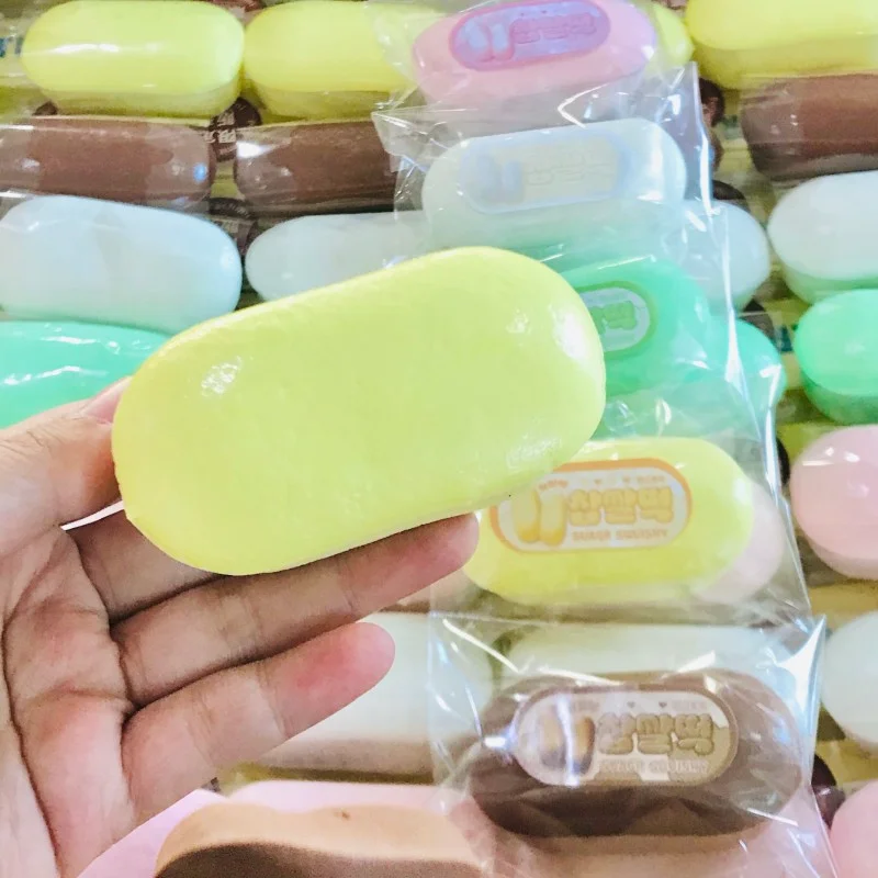 Cute Mini Squishy Bread Fidget Toy Anti-Stress Slow Rising ASMR Sensory for ADHD Autism Anxiety Gifts Kids Adults