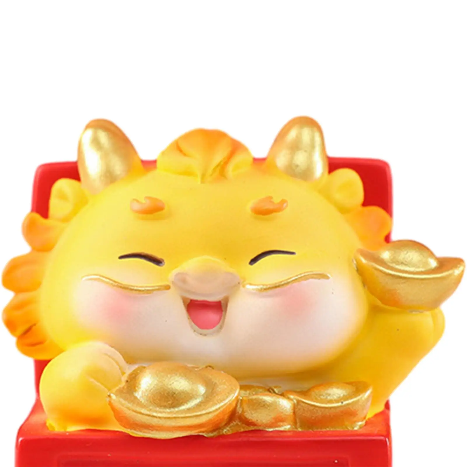 Year of The Dragon 2024 Statue Animal Resin Figurine for Offices Advertising