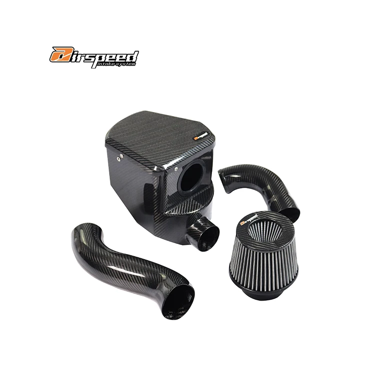 

Airspeed Brand Dedicated Fixed Position 100% Dry Carbon Fiber Cold Air Intake System For Honda Fit GK5