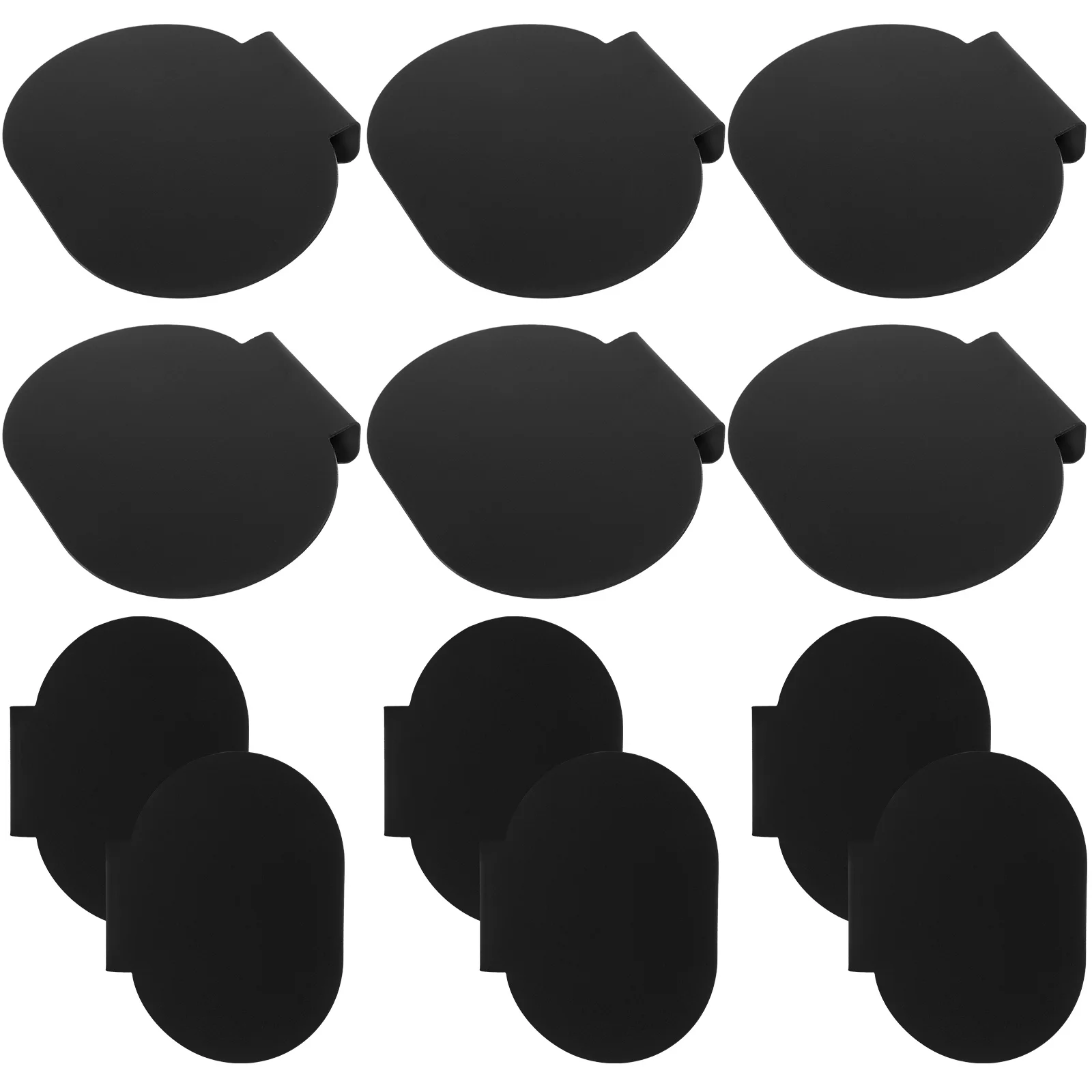 12Pcs Storage Bin Label Clips Chalkboard Style Re-Writable Basket Labels for Organizing Cubes Shelf Display Sign Holder Clamp