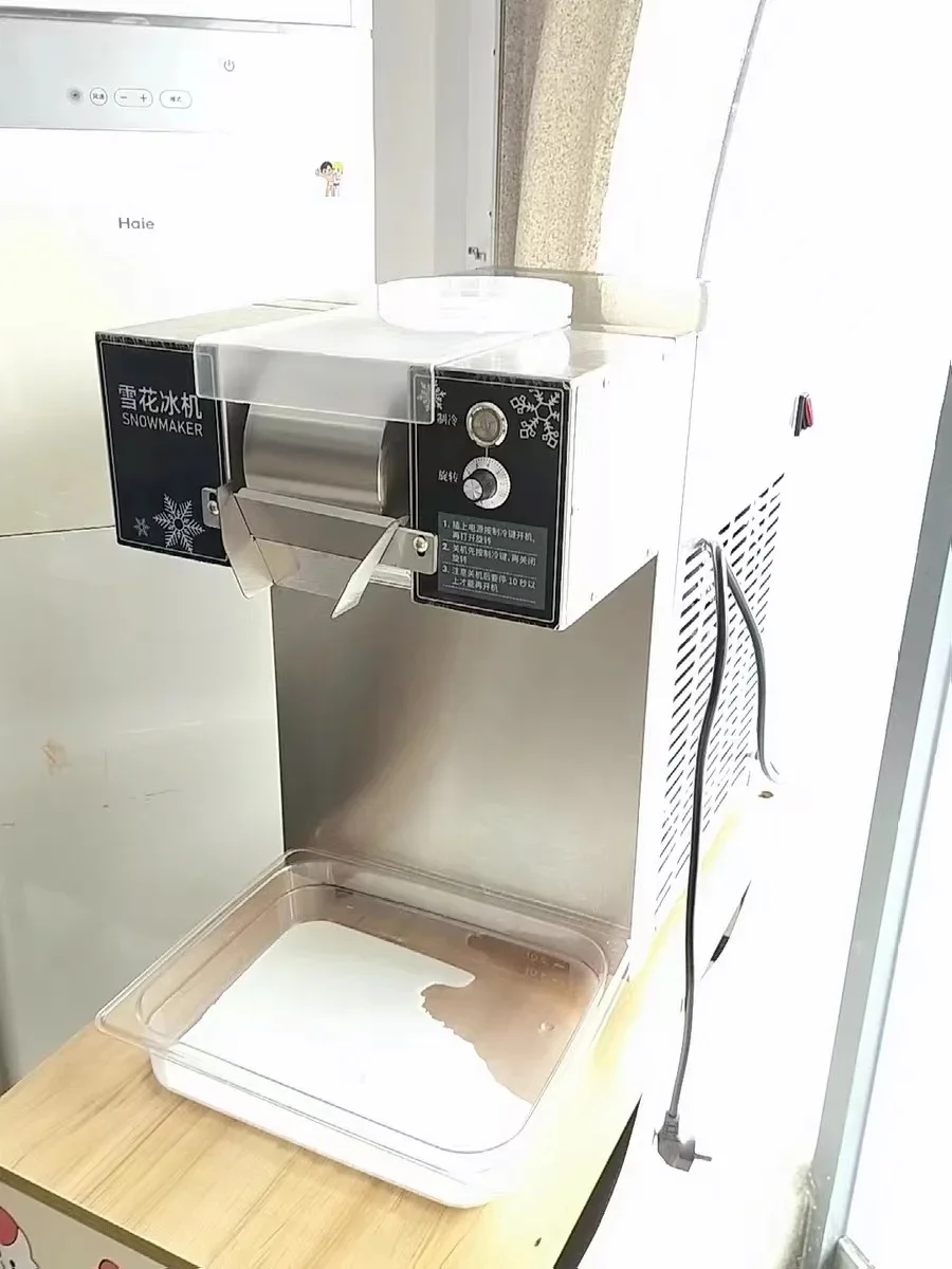 

Бритвенный станок Snowflake Ice MachineL # Для коммерческой корейской машины Bingsu 160 кг/24 ч с воздушным охлаждением, машина для изготовления снега и льда