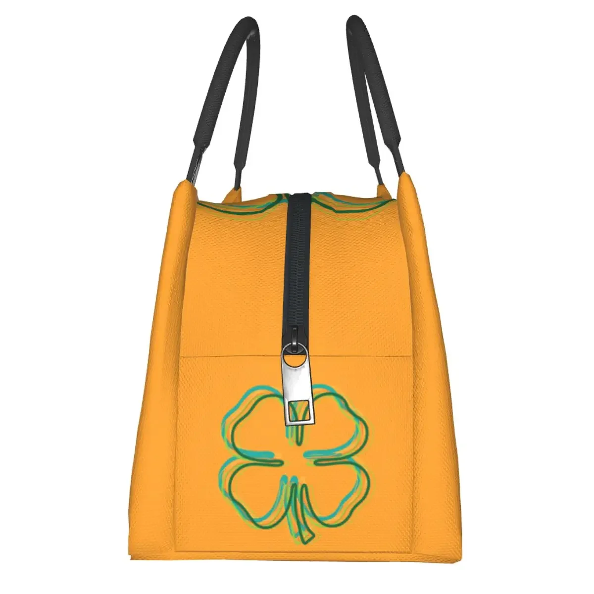 Shamrock Blur Lunch Bag, St Patrick Day Cute Box, Piquenique ao ar livre, Tote Isolada, Sacos de comida, Oxford Designer Cooler Bag