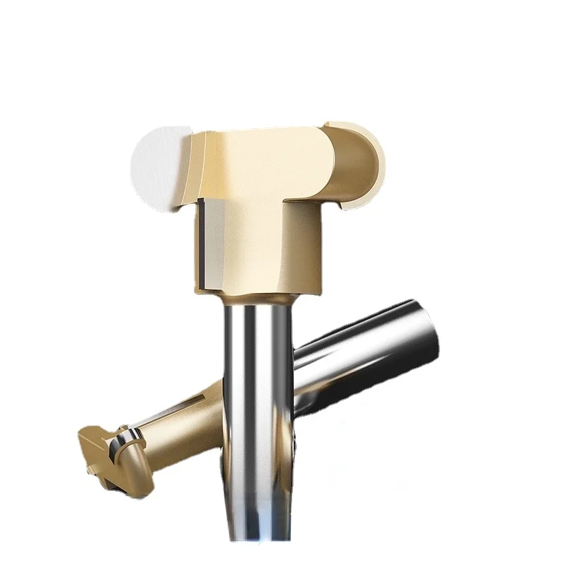 1/2inch Durable and Strong Woodworking Tool Arc T-shape Gong Milling Knife Use for CNC Trimming Engraving Machine Router Bit