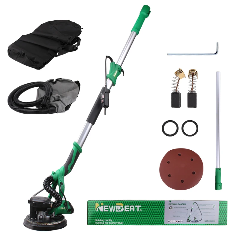 Electric Dry Polishing Sanders for Wall with Vacuum Variable Speed Self-suction Drywall Sander Machine