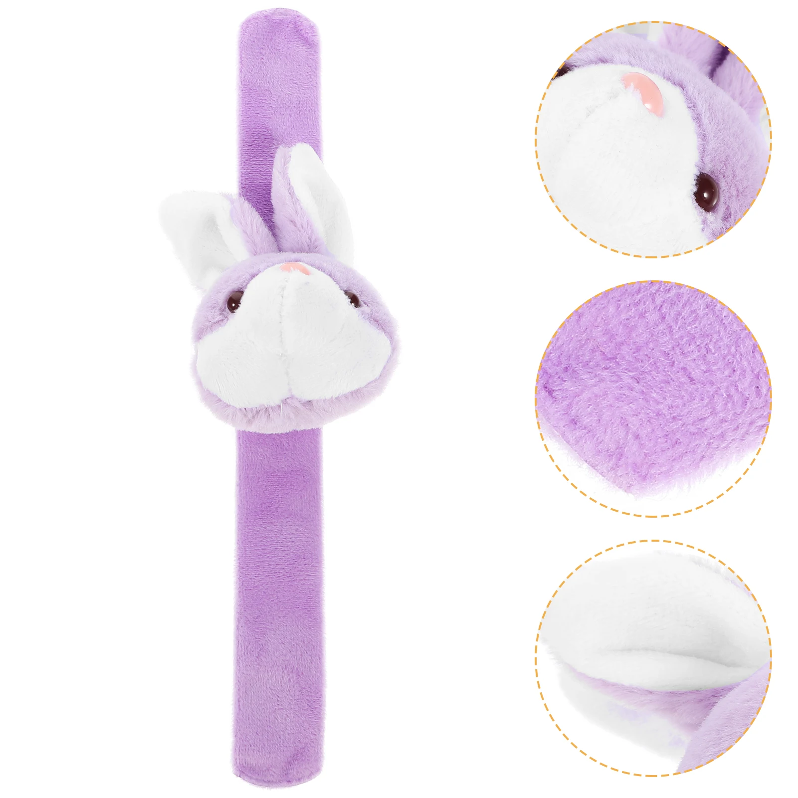Knuffeldier Slap Armband Simulatie Konijn Polsbandjes Snap Armbanden Kind