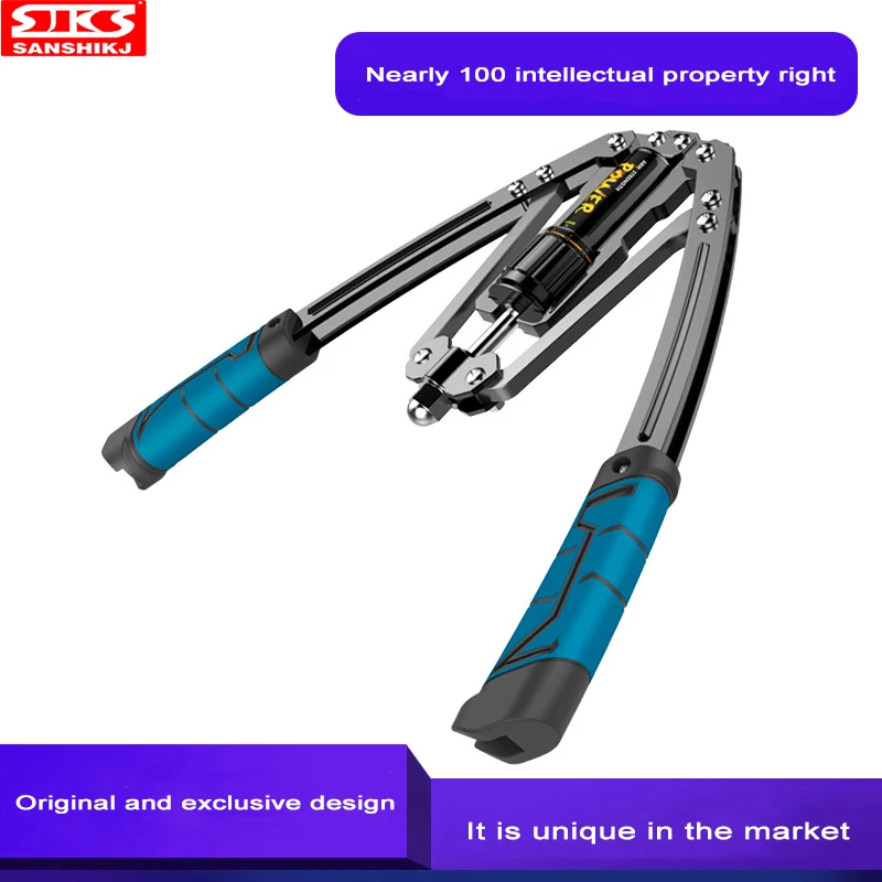 

Adjustable Hydraulic Arm Strengthener, Hand Gripper Strength Device, Arm Muscle Fitness Equipment, Chest Expander for camping