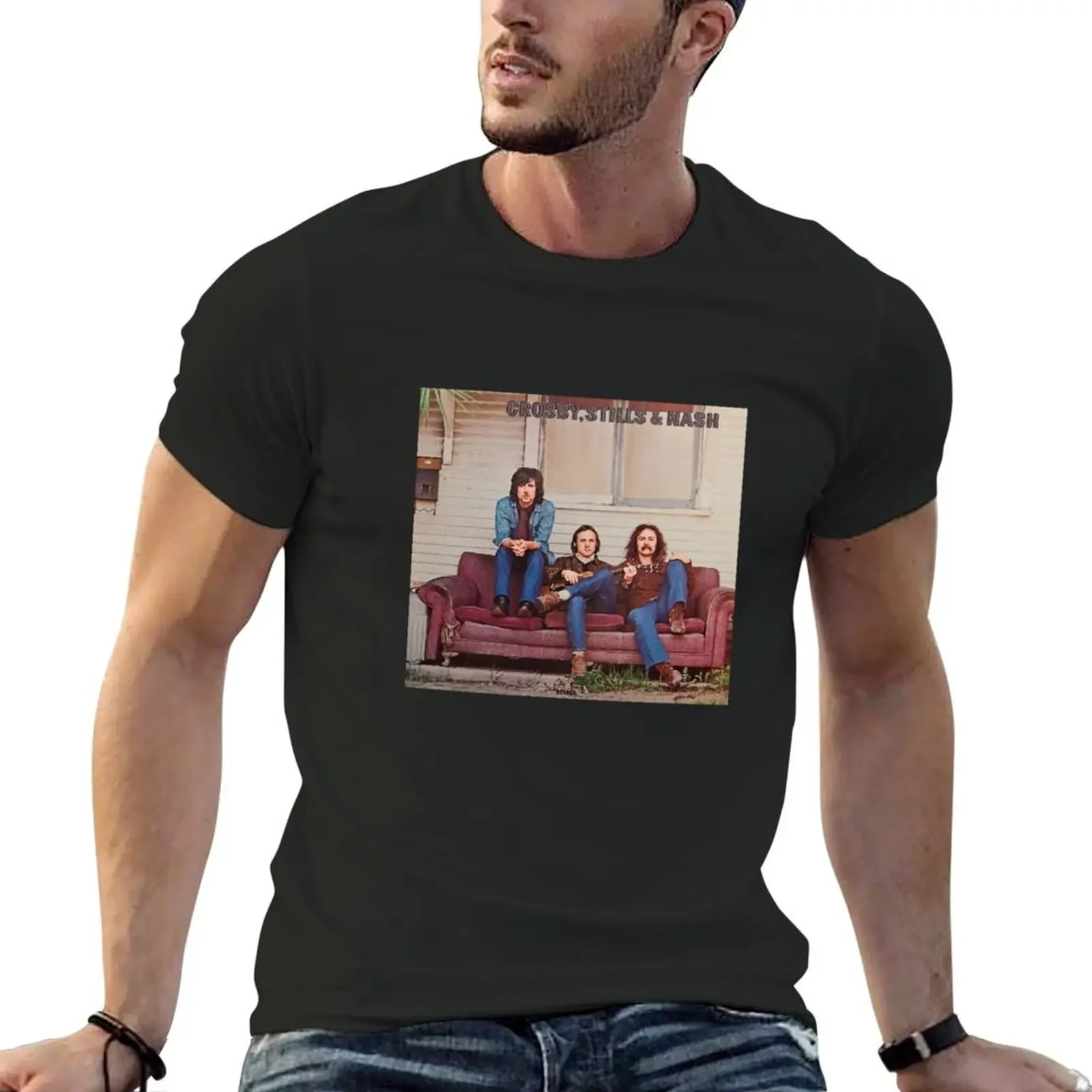 

Crosby, Stills & Nash - Crosby, Stills & Nash (1969) T-Shirt tees anime figures cotton graphic tees men clothings