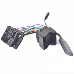 Car Bluetooth 5.0 AUX-in Music Adapter MP3 Harness Cable Microphone for Ford Focus C-Max Galaxy with 6000CD Radio