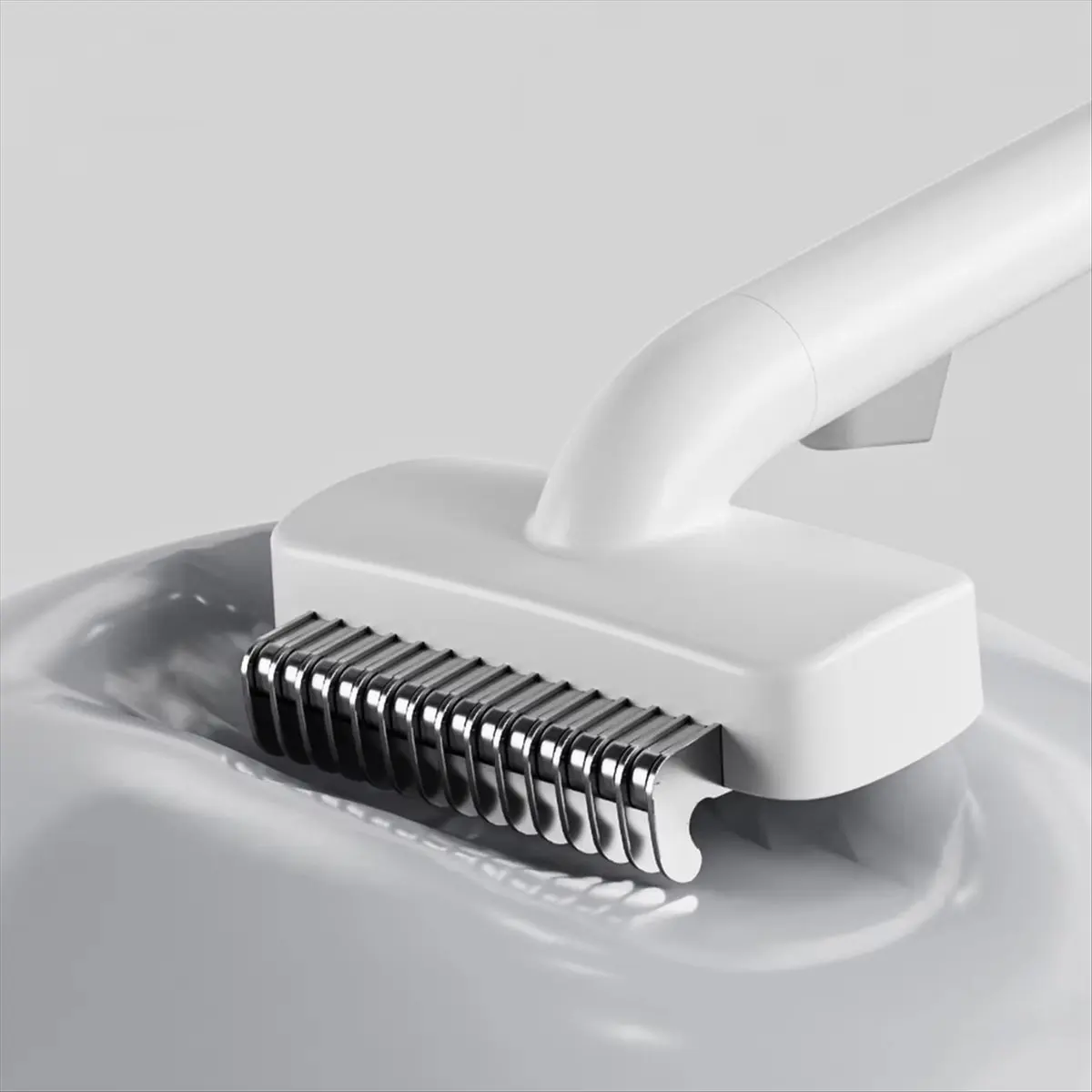 N14R Top Hair Removal Comb for Pet,Stainless Steel Grooming Tool with Safe Rounded Edges, Anti- & Skin-Friendly Design