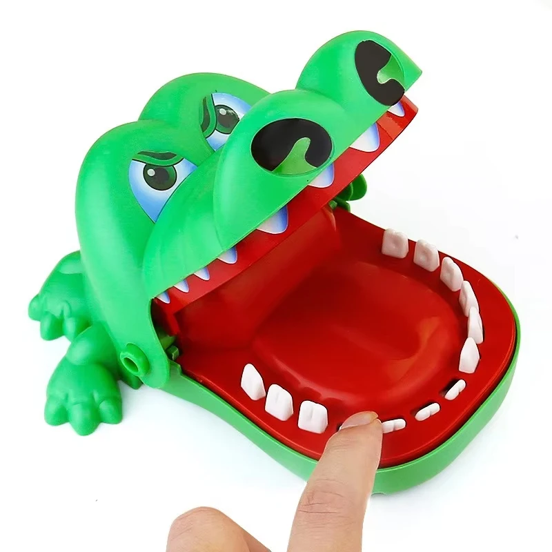 Crocodile Teeth Toys Alligator Biting Finger Dentist Classic Family Games Party Pranks Children's Lucky Game Decompression Toy