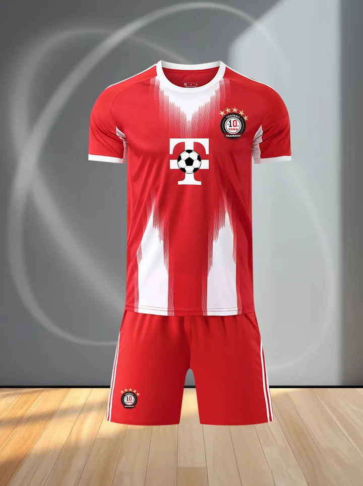 High-quality Breathable T-shirt and Shorts Football Set