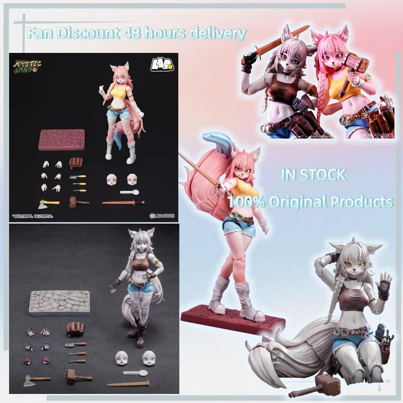

【IN STOCK 】Original LADoTOYS Magic Continent Candy Paradise Lia 1/12 Pink Fox Girl Repairer Fan's Hobby Collection