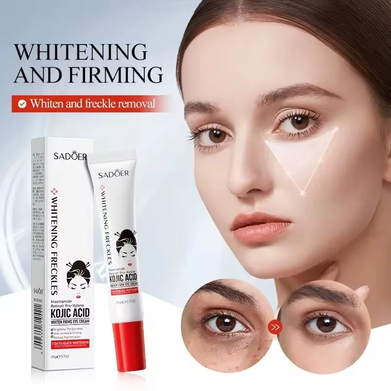 

Kojic Acid Whitening Eye Cream Eye Bag Remover Brightening Eye Anti-dark Circles Eye Bags Anti-wrinkle Firming Fine Lines