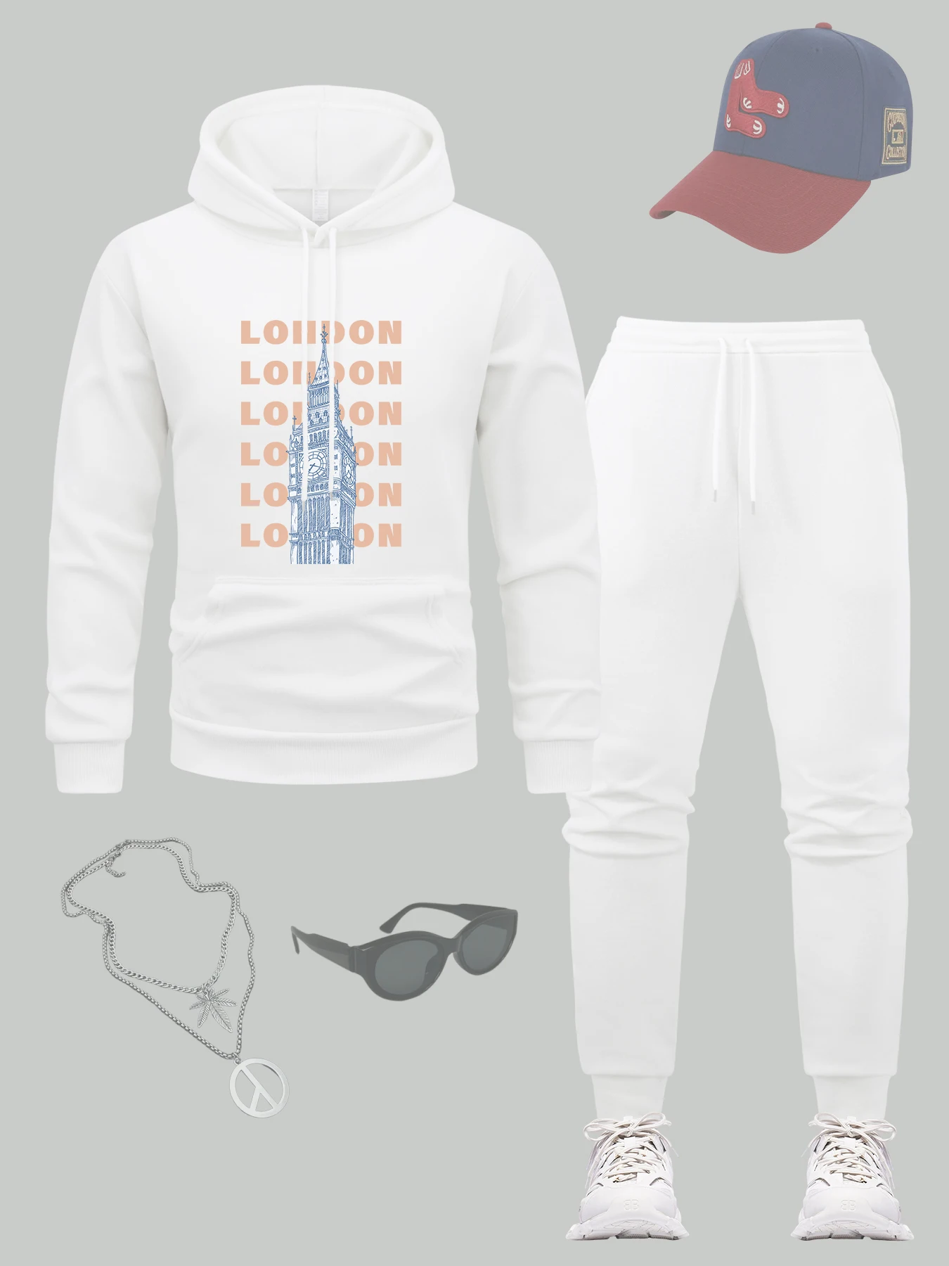 

Мужской пуловер с принтом Лондон Биг Бена, спортивный флисовый костюм с капюшоном, Лидер продаж, удобная спортивная одежда, осенние мягкие спортивные штаны, базовая одежда