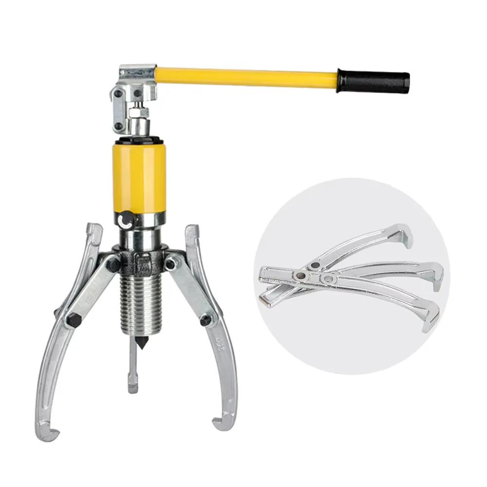 5/10/15/20T Hydraulic Puller Hydraulic Gear Puller 3 Jaw Puller Set Hydraulic Bearing Puller Three Arm Bearing Removal Cylinder