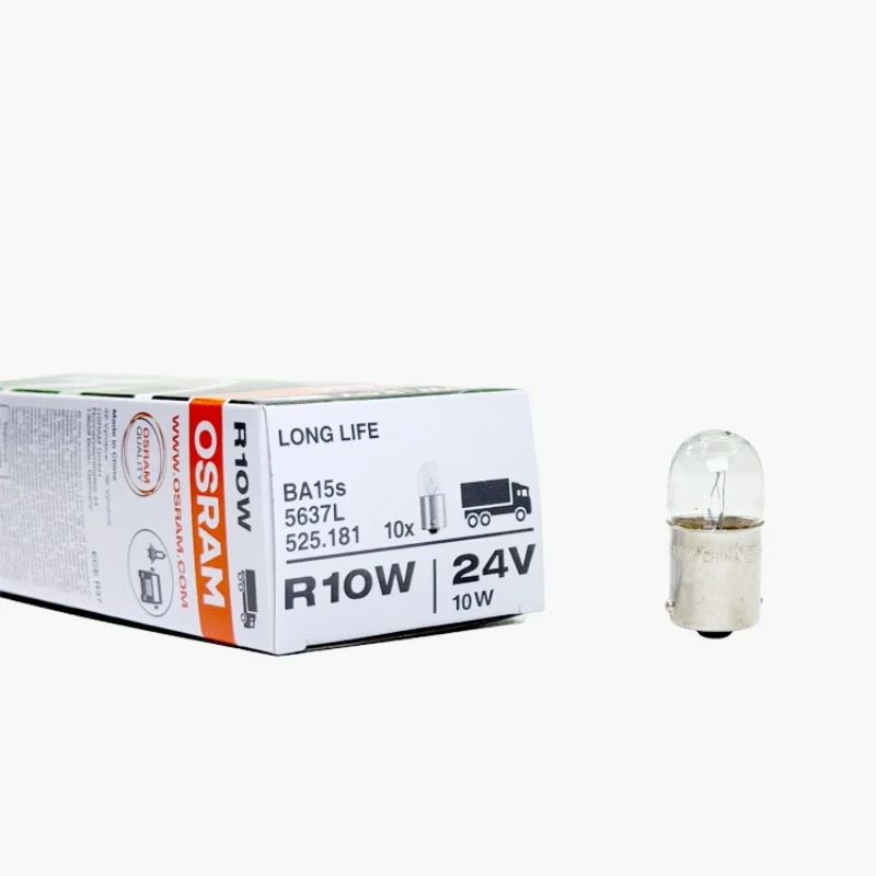 OSRAM T16 HALOGEN TRUCK LIGHTING 5637L 24V R10W SIGNAL LIGHT AUTOMOTIVE LIGHTING SYSTEM LONG LIFE