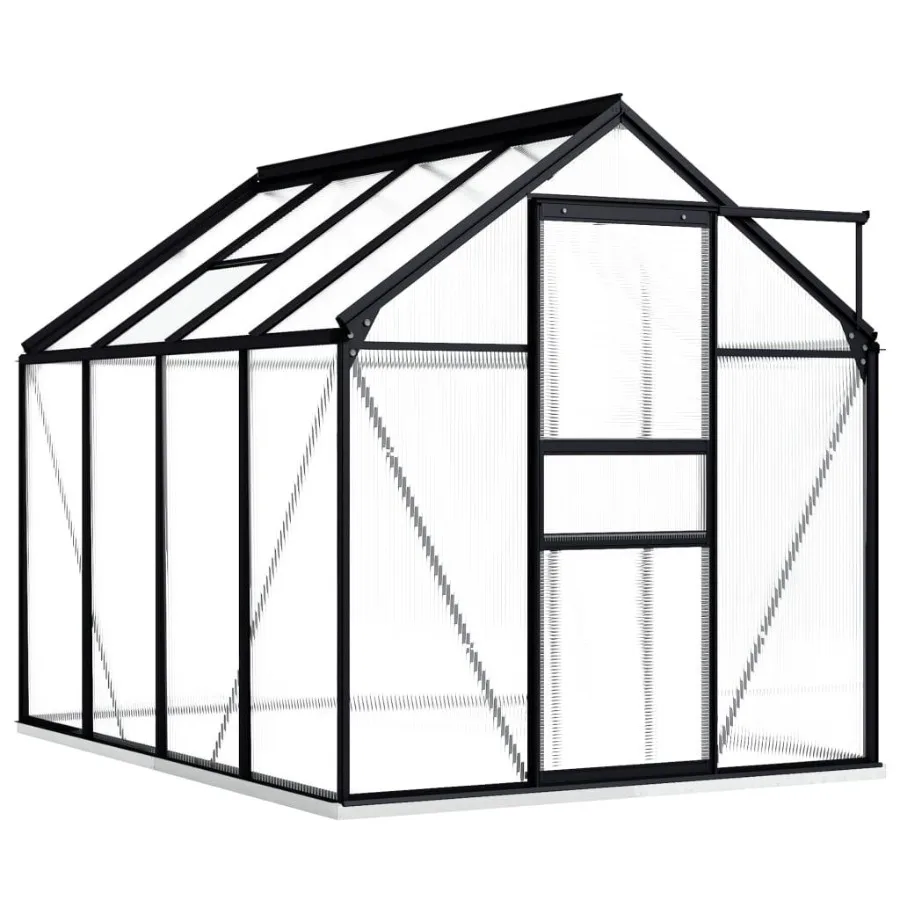 

Greenhouse with Base Frame Anthracite Aluminum 51.1 ft