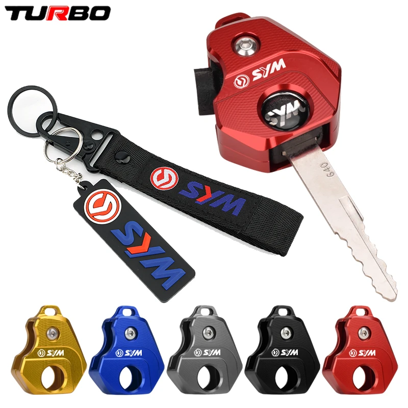 For SYM Cruisym300 CRUISYM 300 GTS 300i joymax Z 300 Z300 Motorcycle Accessories CNC Keychain Keyring + Key Cover Shell Suit