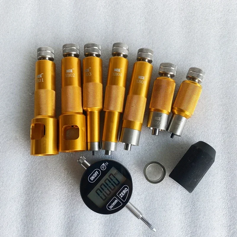 Dysza wtryskiwacza Diesel Common Rail Armature Lift Residual Air Gap Stroke Travel Measuring Test Repair Tool dla BOSCH DENSO