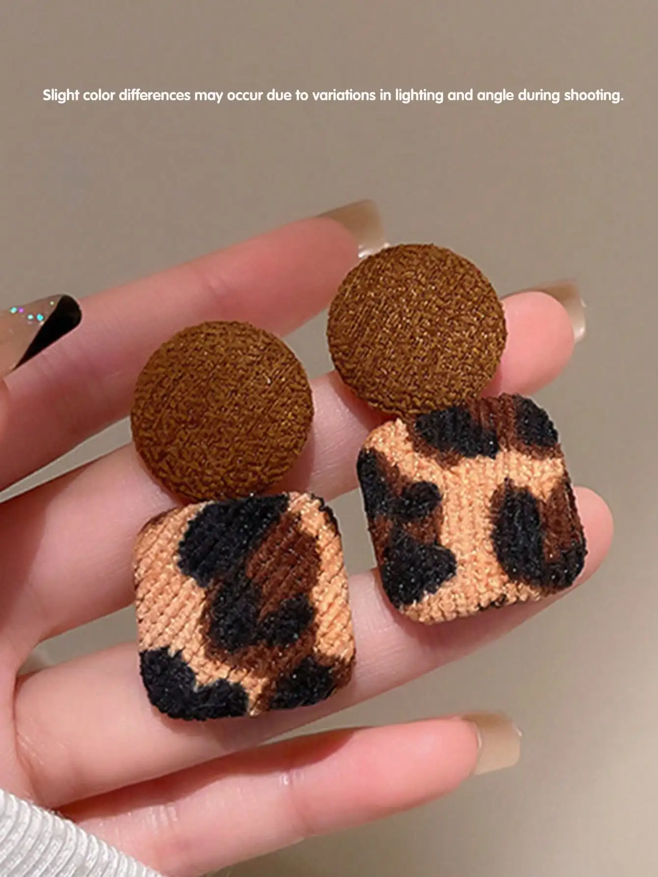 Andkiss Square & Round Geometric Drop Earrings Fashion Jewelry