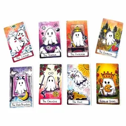 Cute Ghost Tarot 12x7 cm Paper Manual Card Games