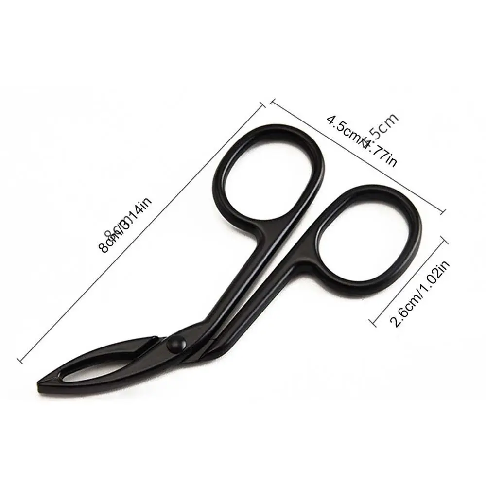 Professional Beauty Tools Eyebrow Plucking Straight Pointed Clip Scissors Hairs Puller Eyebrow Pliers Tweezers