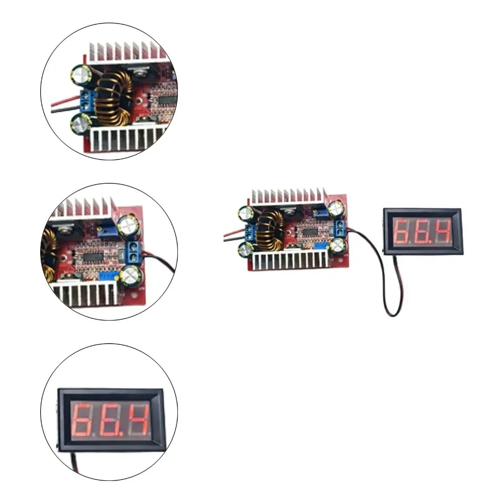 Solar Energy Boost Converter Module 8.5V To 66V Adjustable Output 12A Power Board For Renewable Energy Projects