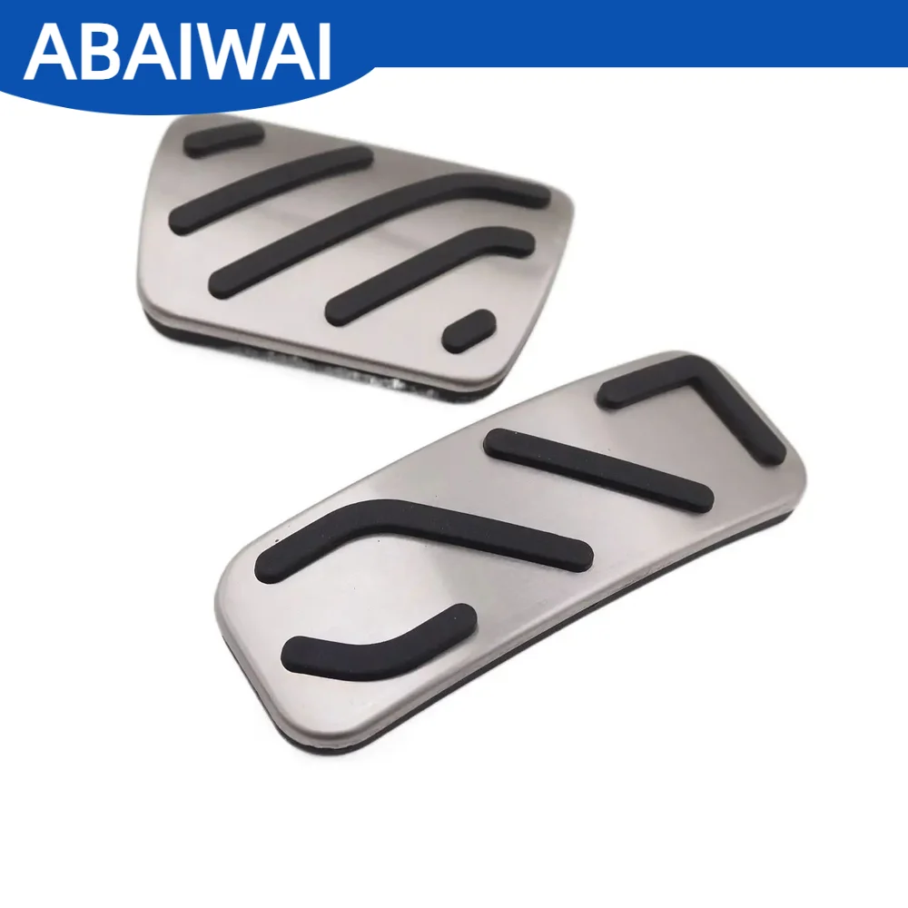 ABAIWAI Car Pedals For MG ZS 2018-2024 MG3 2014-2017 Stainless Steel Rubber Brake Accelerator Gas Pad 3D Car Accessories Inner A