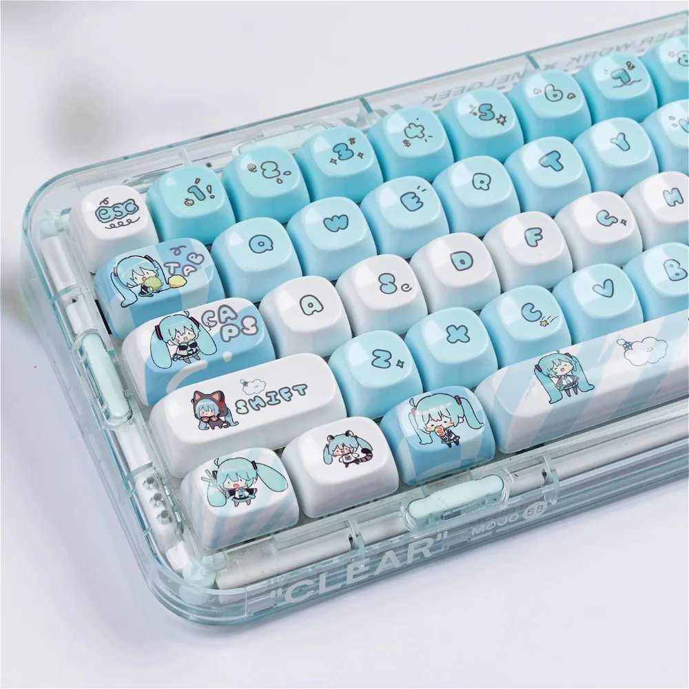 

Ceramic touch MOA height PBT keycap magnetic axis keyboard MAC dedicated, suitable for X87/F75/F99