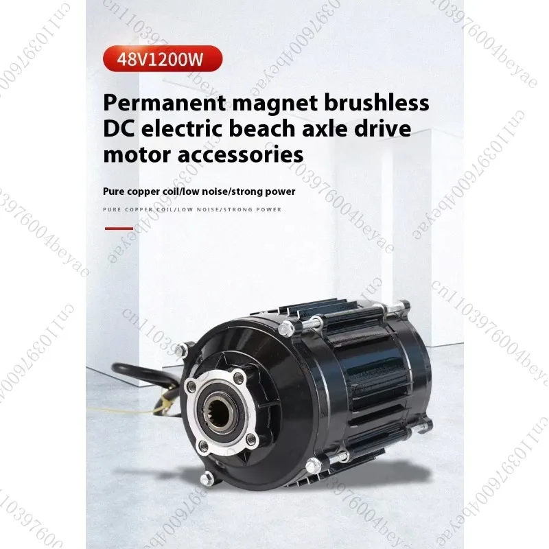 BLDC Electric Beach Axle Drive Motor Permanent Magnet 600RPM Motor 48V for Tricycle