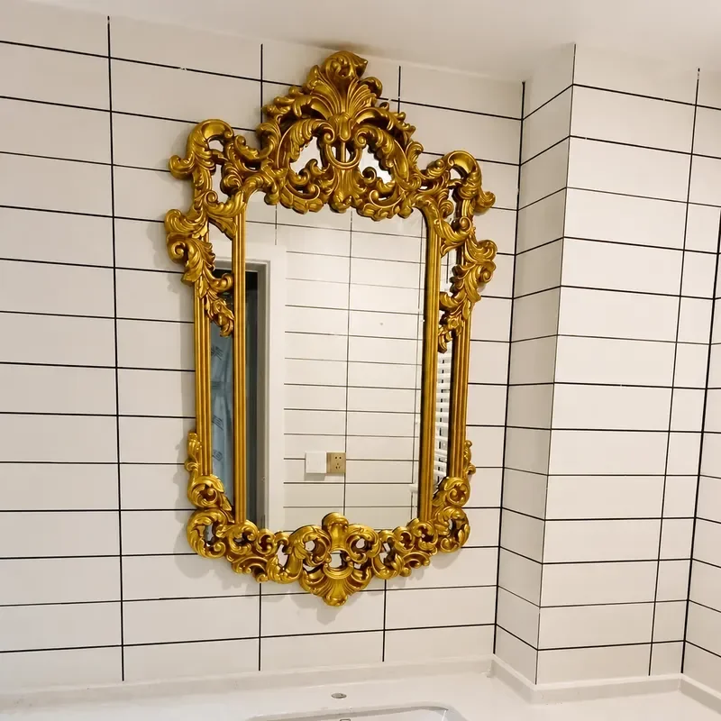 Oval Wall Mounted Bathroom Mirror Smart LED Makeup Mirror for Home Bedroom Dressing Area Modern Design