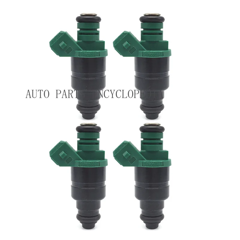 RRR+  037906031AA 4Pcs Fuel Injector Fit For Volkswagen For Audi Seat Skoda 1.6L