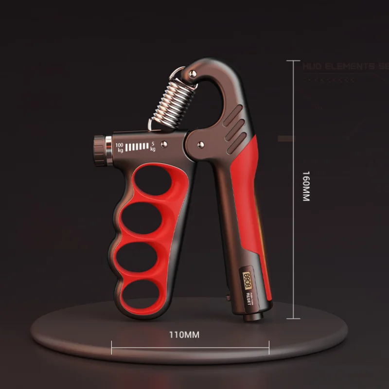 5-100KG Electronic Counting Adjustable Grip For Rehabilitation Hand Muscle Strength Gym Wrist Strengthener Recovery Fitness view 6