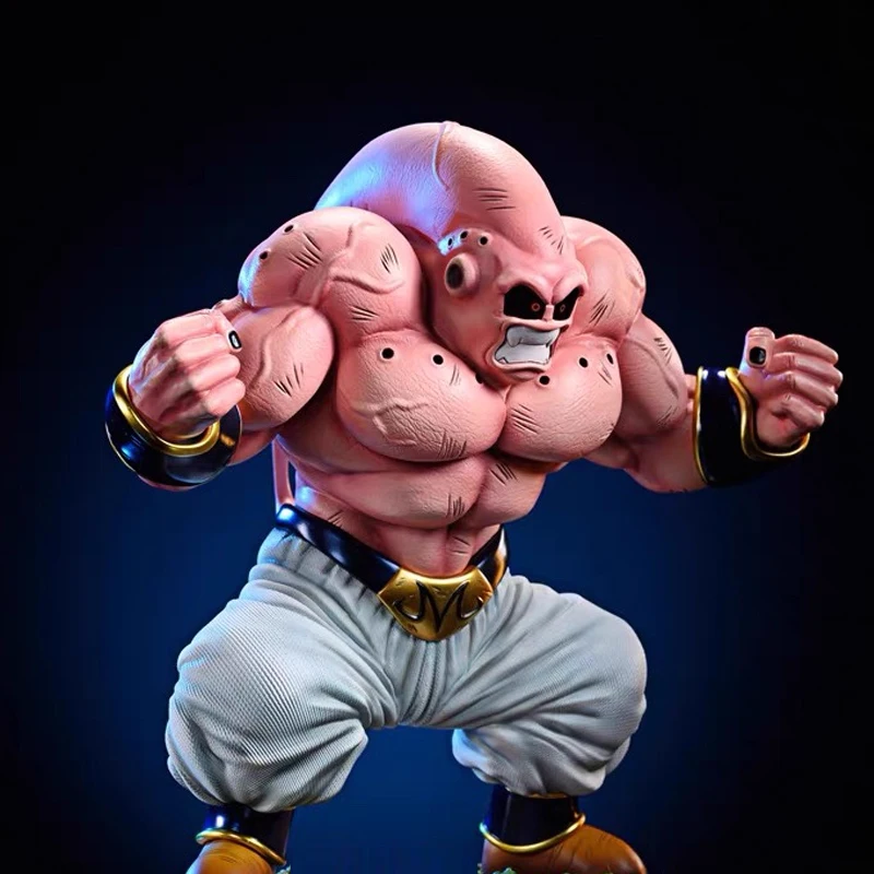 

24CM Dragon Ball Z Majin Buu Anime Figure Magic Cave Supreme Kai Muscle Buu Action Figurine PVC Statue Model Collection Toy Gift