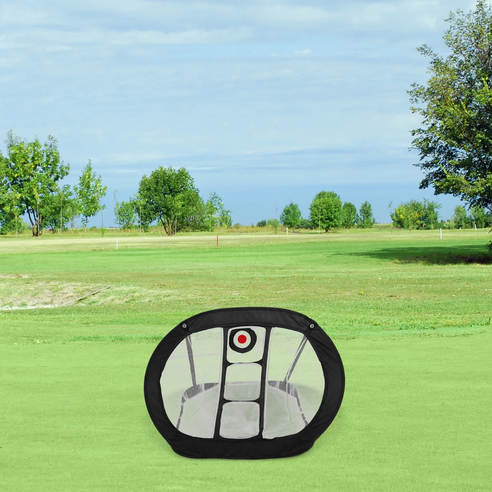 

Golf Practice Net Portable Indoor Outdoor Use Sturdy Structure Easy Assembly Ideal for Home Garden Grass Office