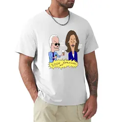 Beavis and Butthead Biden and Kamala Harris Parody Tshirt T Shirt Man T Shirt Humor Graphic Tee Shirt Men Funny Workout Shirt