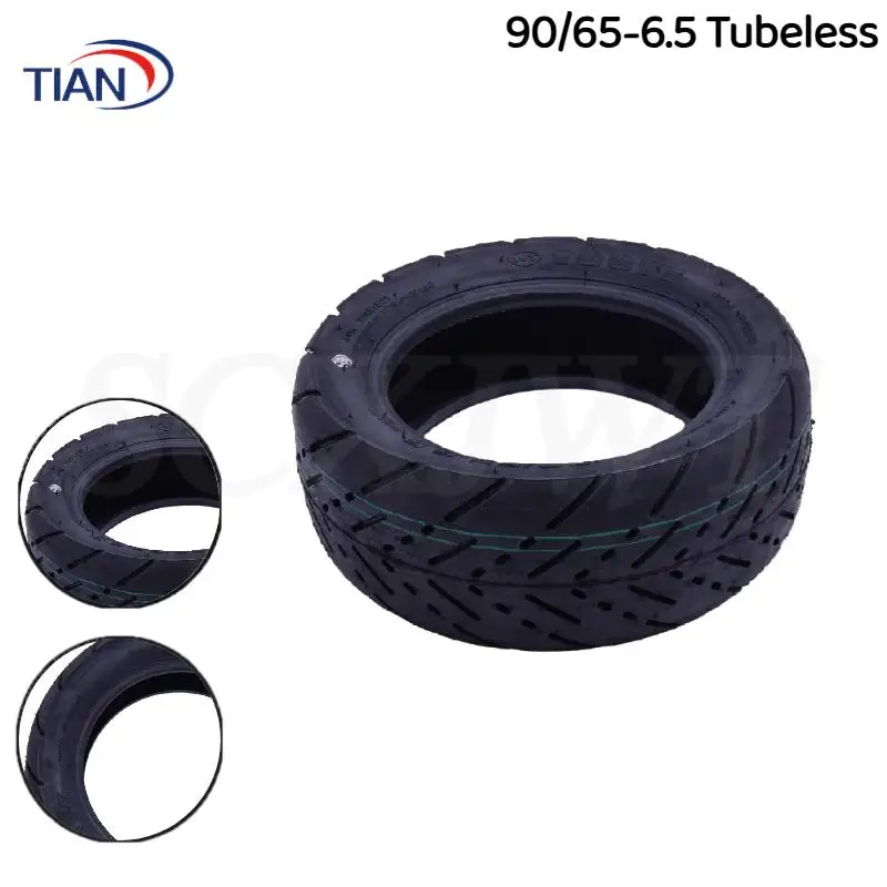 

High quality off-road vacuum tires 90/65-6.5 tubeless tires with puncture resistance for skateboard inflatable tire accessories