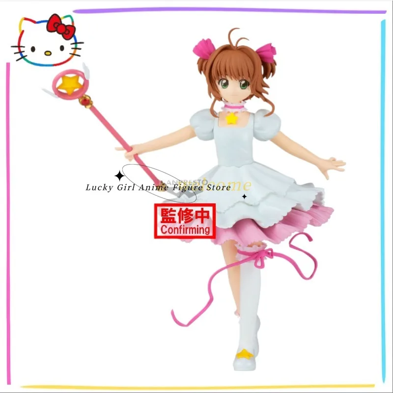 

В наличии Оригинальная фигурка BANPRESTO Cardcaptor Sakura Kinomoto Sakura 2025: Новинка, классическая анимационная модель, украшение, кукла