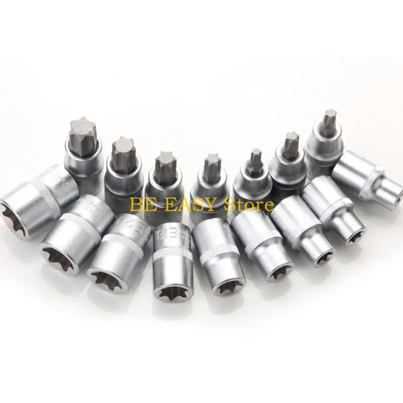 Set socket bit Torx E28F E10-E24 T30-T70 CRV STAR STAR DRUA
