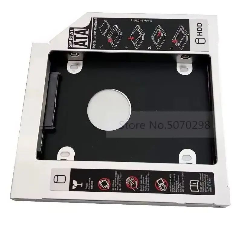 2nd SATA HDD Hard Drive Optical bay Caddy Frame Bracket for Asus K72JR K72F K72J K72JT K72JK X72D X72F X72J K72 K72DR A72J A71F