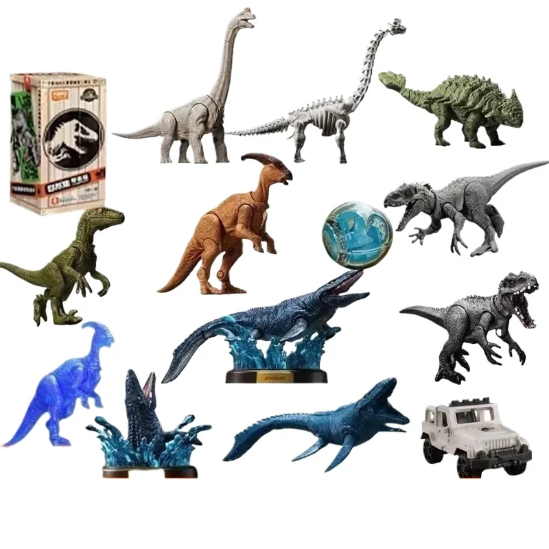 Bloques de Construcción Blokees Colección Natural Jurassic World Edición Sorpresa Serie 2 Juguete de Dinosaurio Mosasaurus