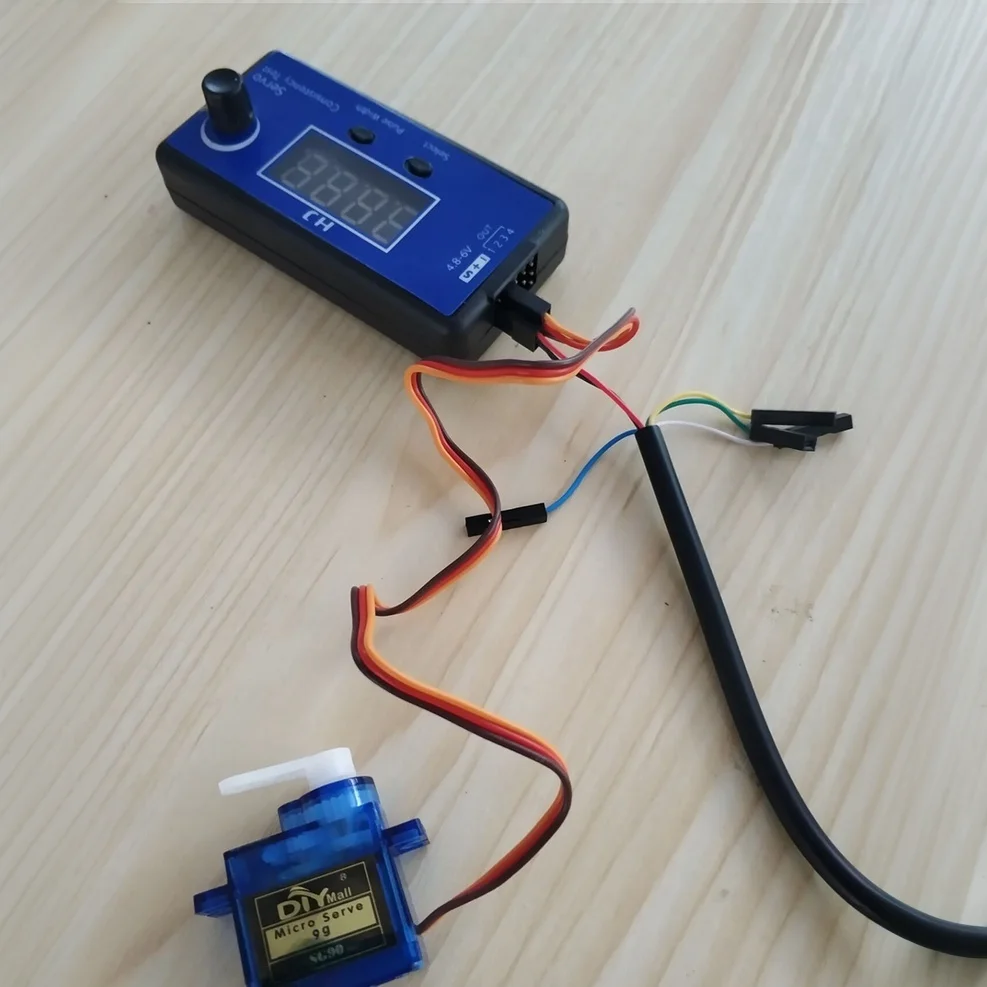 HJ Digital Servo Tester Portable ESC Consistency Control Tester for RC Helicopter Airplane Car RC Helicopter Tester Tool