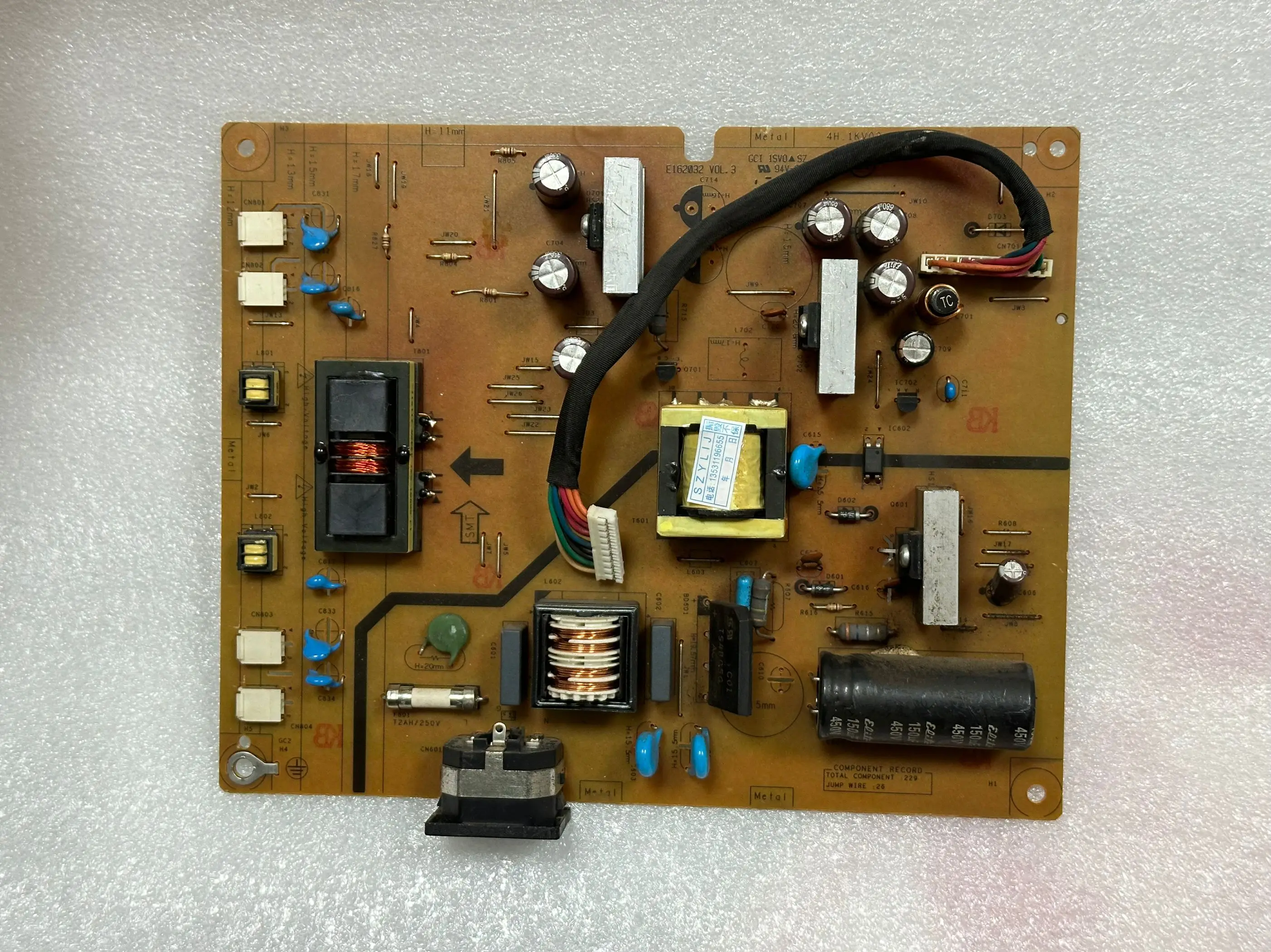 

Good working for GL2750H Board 4H.1KV02.A10 = 4H.1KV02.A11 BENG GL2750-B G2750